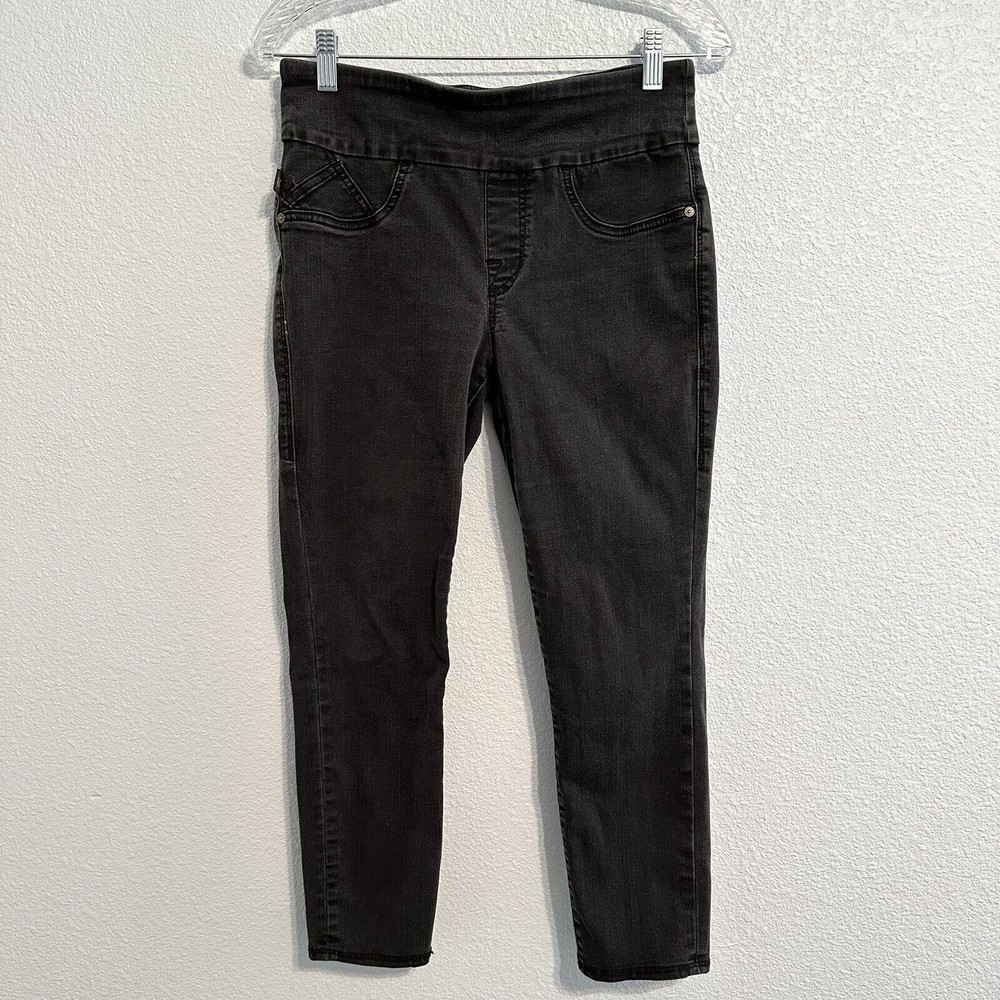 Rock & Republic Women’s Size 10 Denim Rx Fever Black Midrise Leggings